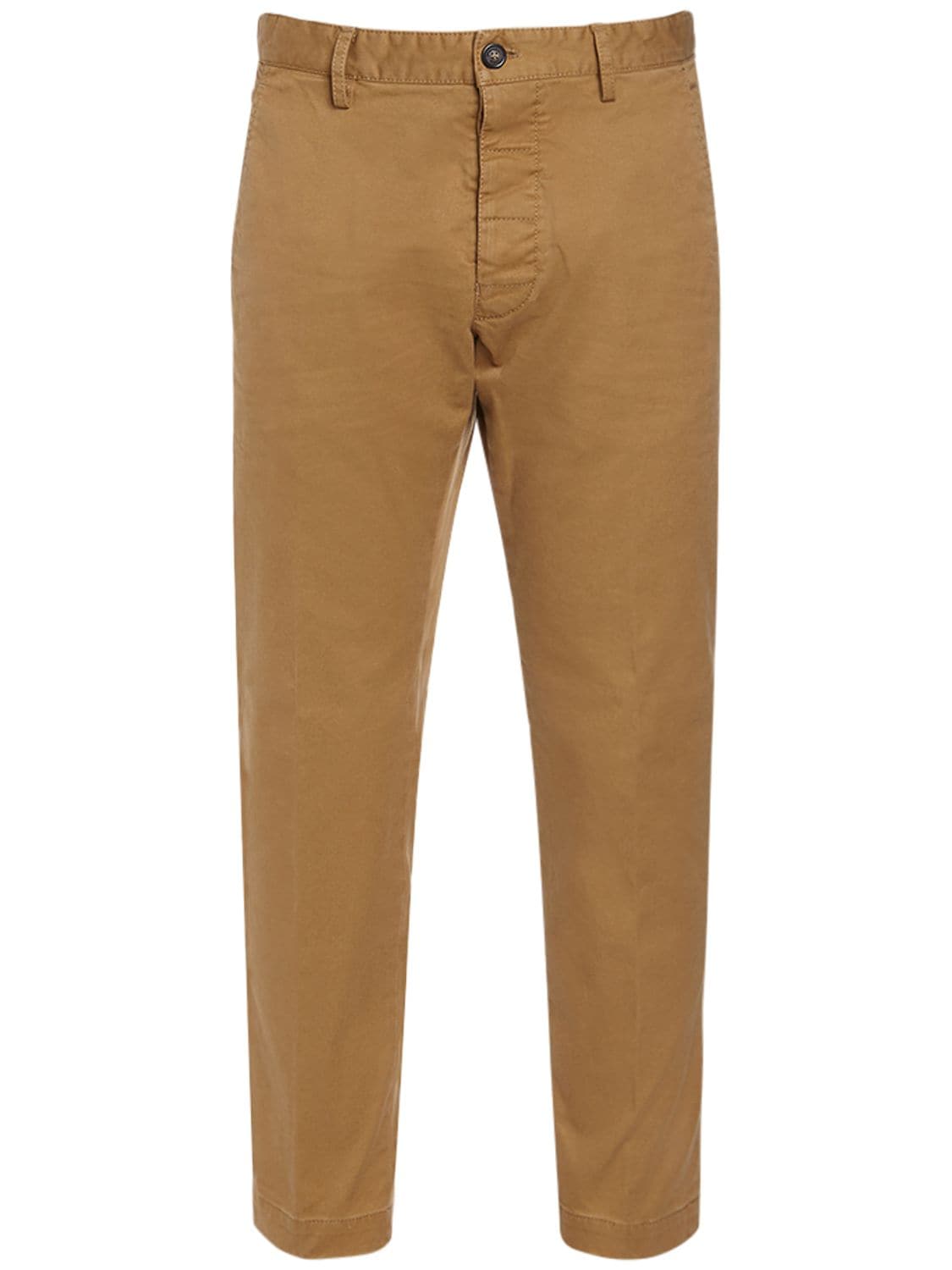 Dsquared2 17cm Cool Guy Cotton Pants In Camel