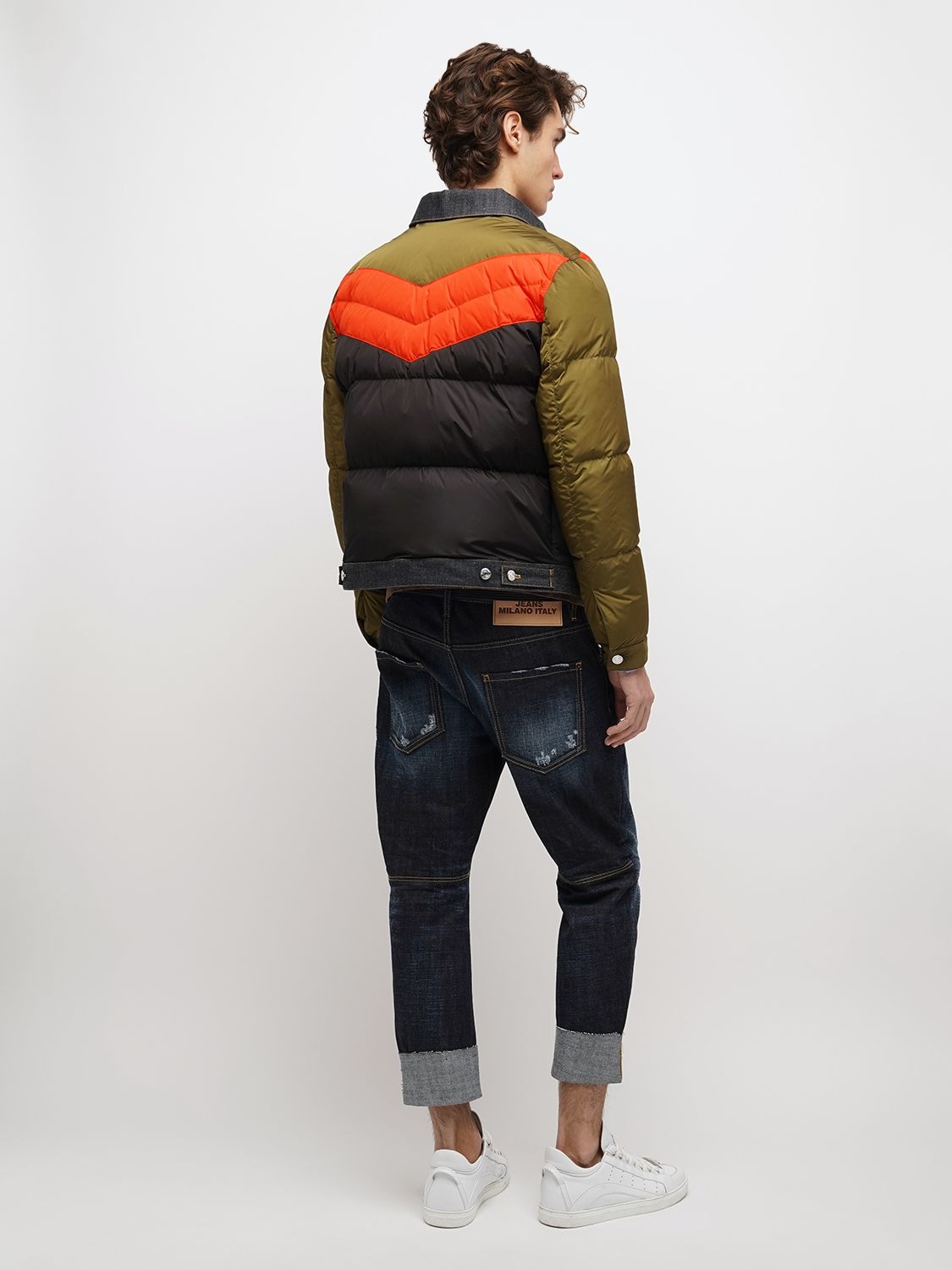 dsquared2 denim puffer jacket