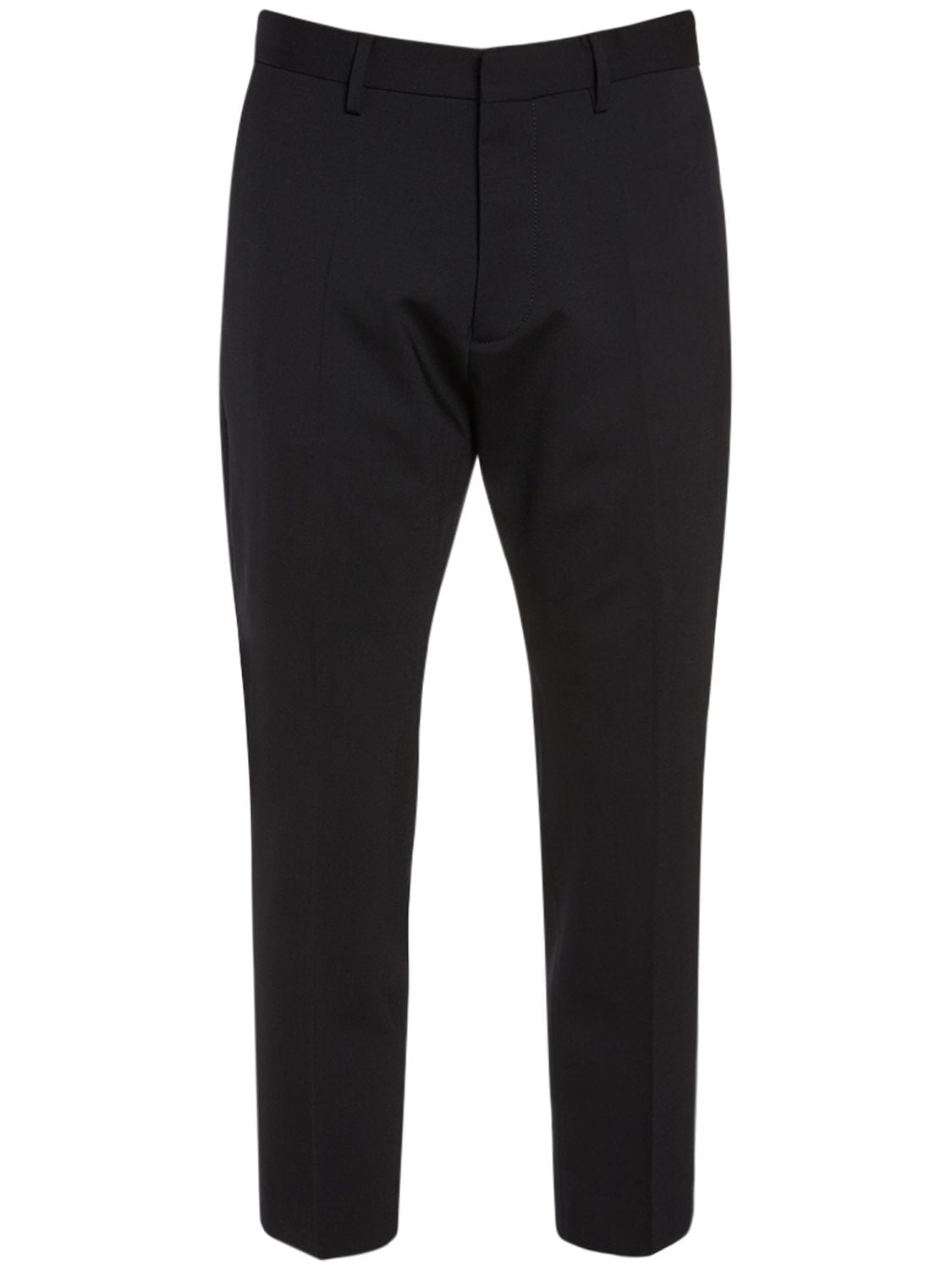 Dsquared2 16.5cm Skinny Dan Stretch Wool Pants In Black
