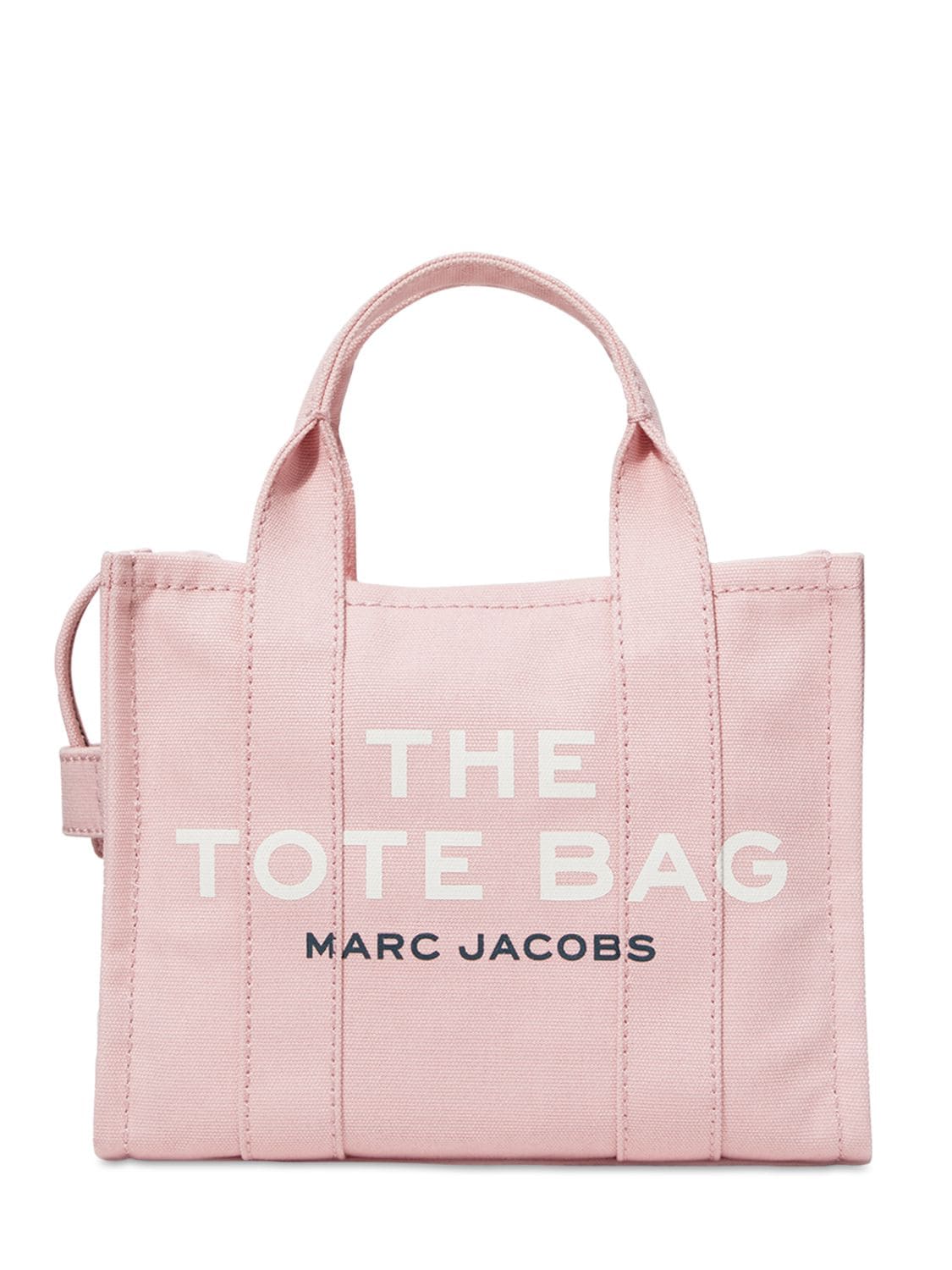 Marc Jacobs (the) Mini Traveler Cotton Canvas Tote Bag In Pink | ModeSens