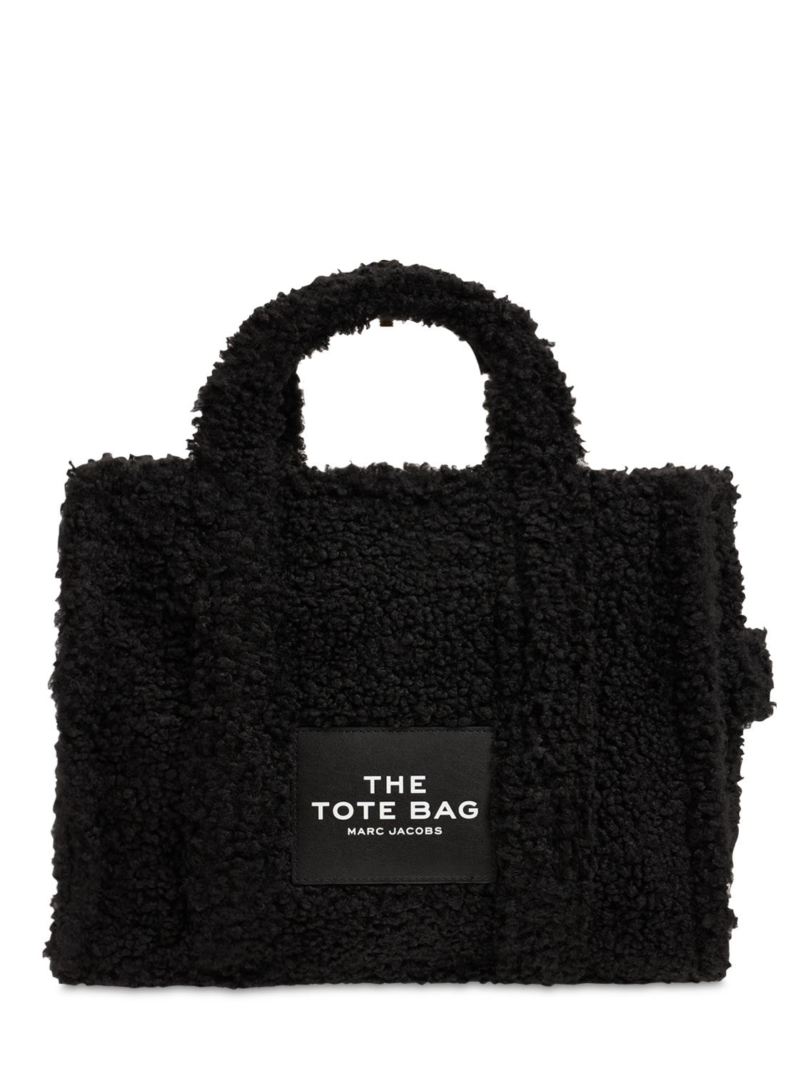 Marc Jacobs (the) Medium Faux Teddy Tote Bag In Black