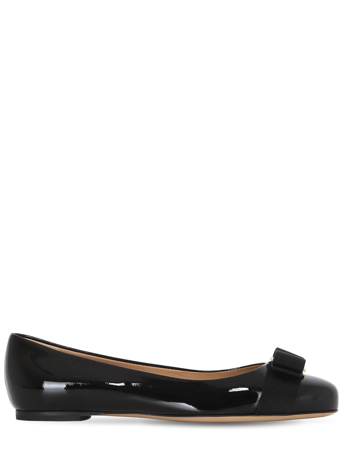 10mm Hohe Lederballerinas "varina"