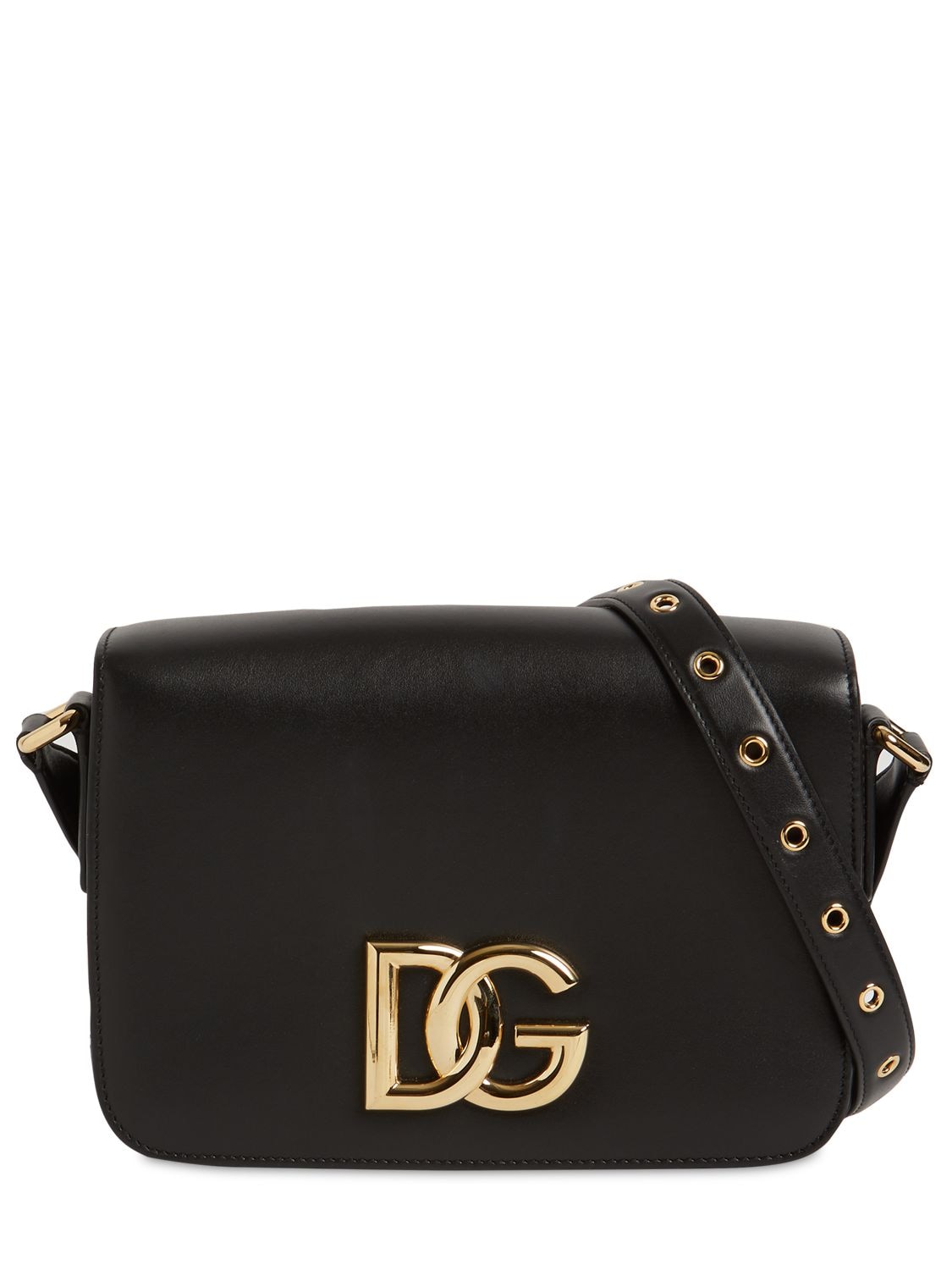 Dolce & Gabbana 3.5 Leather Bag In Black | ModeSens