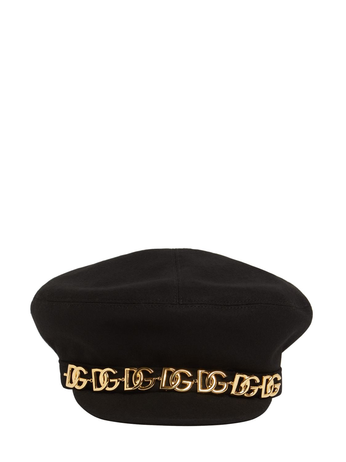 DOLCE & GABBANA 金属LOGO报童帽,74IG8X018-TJAWMDA1
