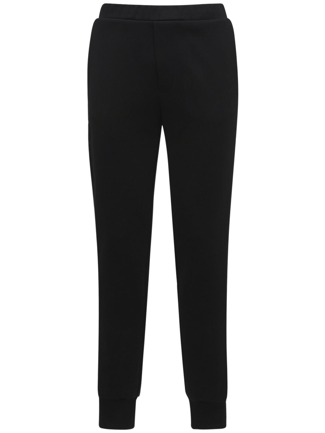 Prada Slim-fit Technical Cotton-blend Twill Trousers In Black