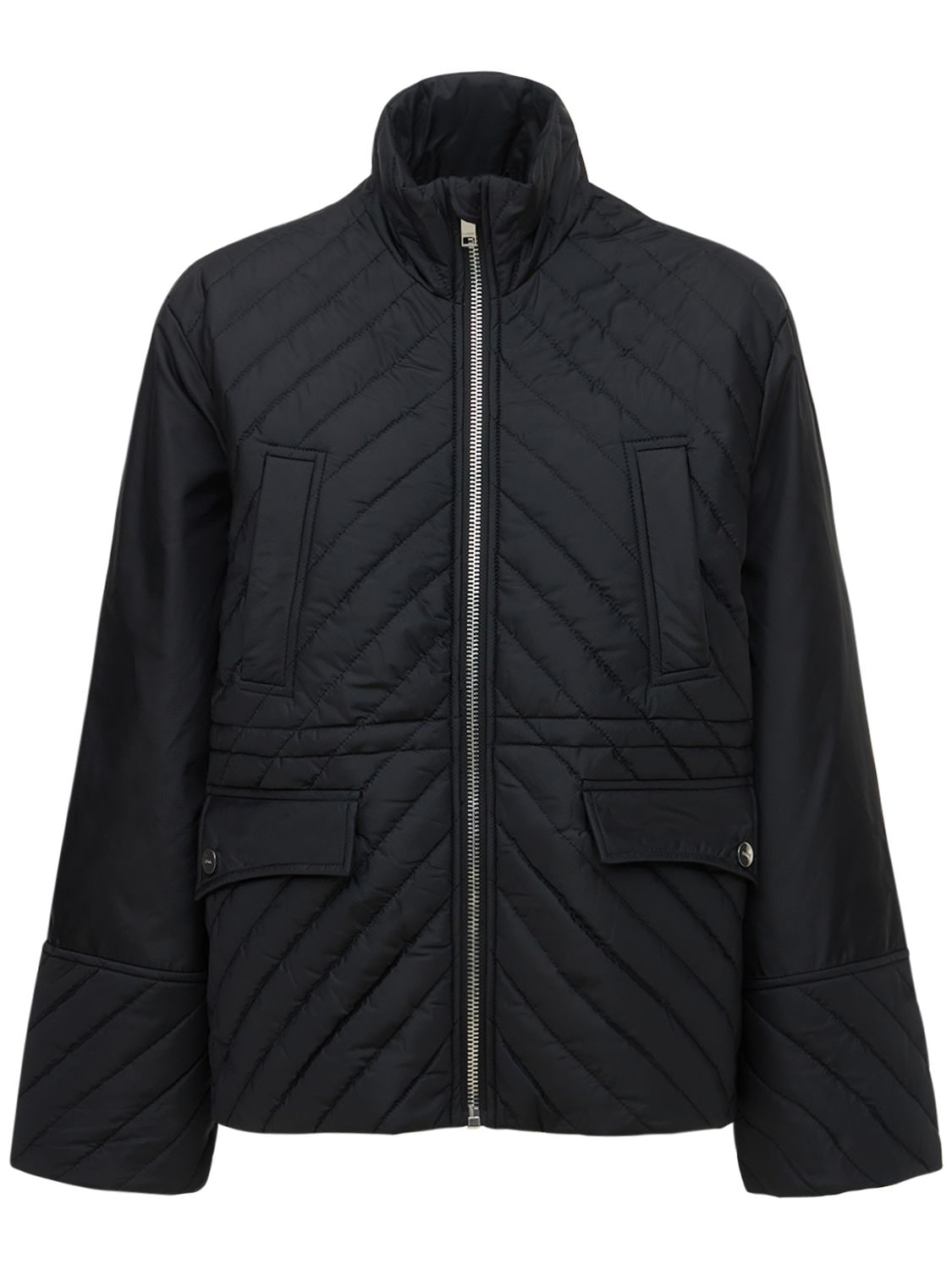 GANNI Recycled Ripstop Quilted Jacket | Renoon