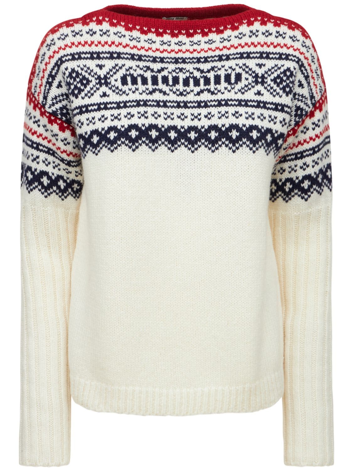 miu miu wool sweater