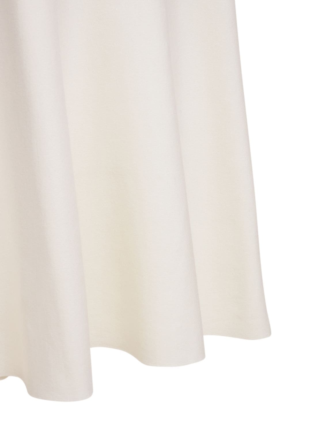 Shop Gabriela Hearst Freddie Wool Blend Knit Midi Skirt In Ivory