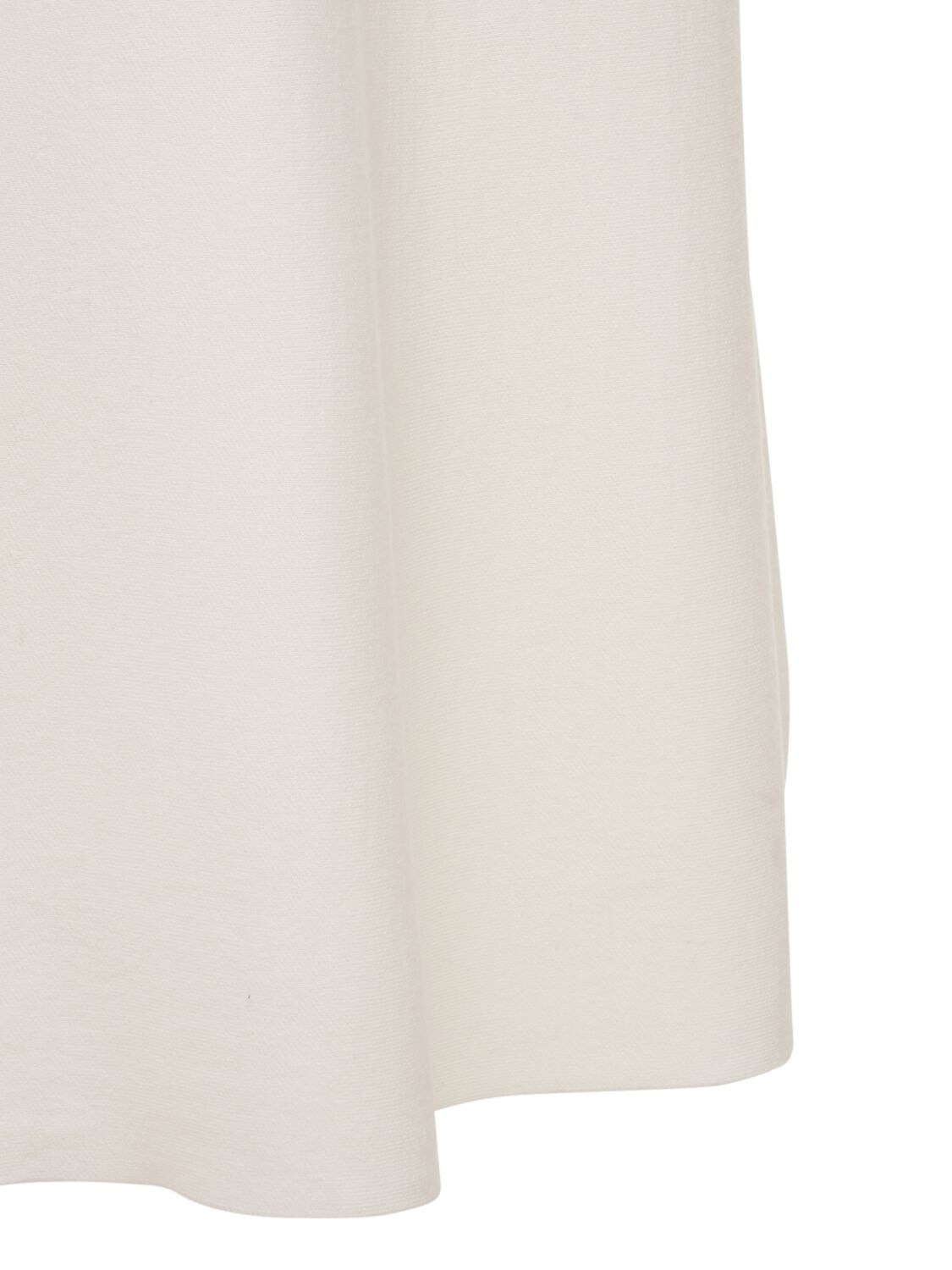 Shop Gabriela Hearst Seymore Wool Blend Knit Midi Dress In Ivory