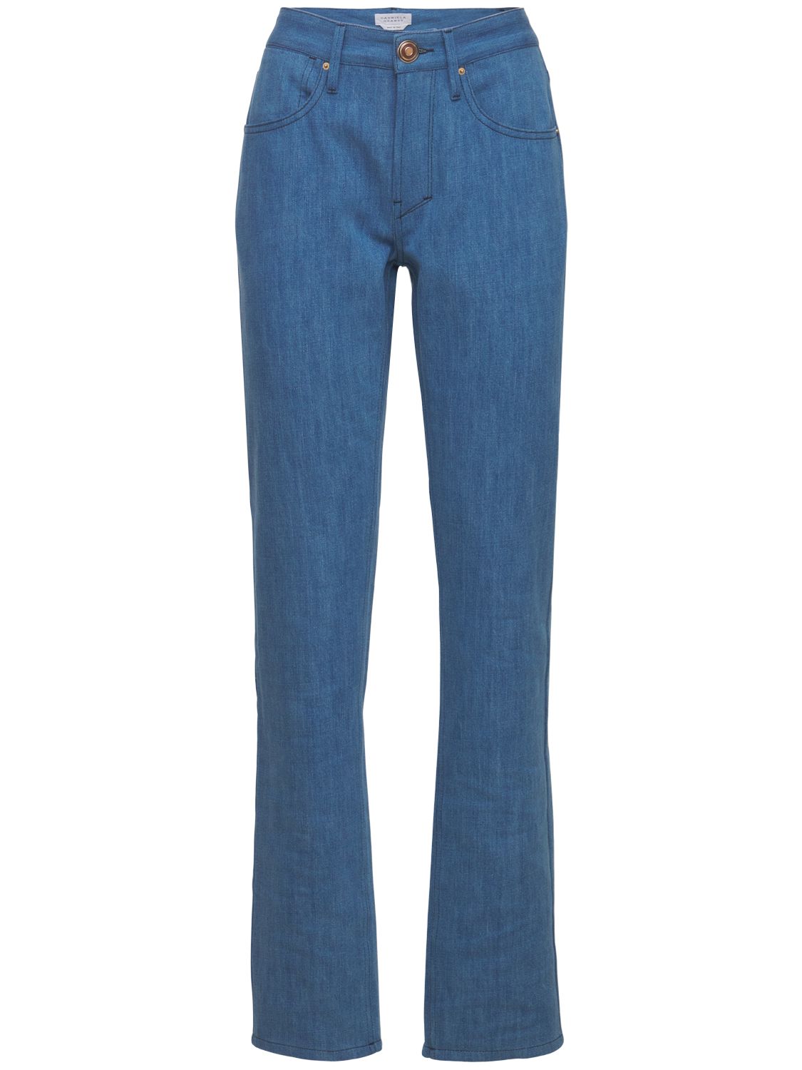 Gerade Jeans Aus Baumwolldenim