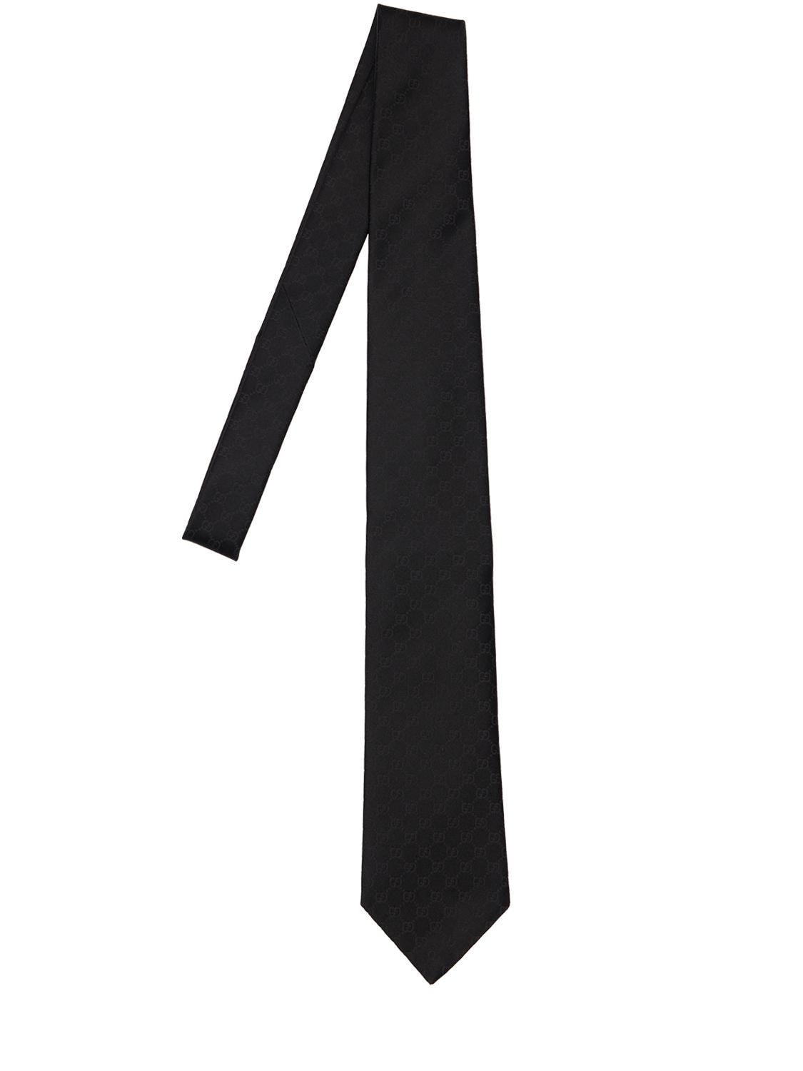 8cm Gg Silk Jacquard Tie
