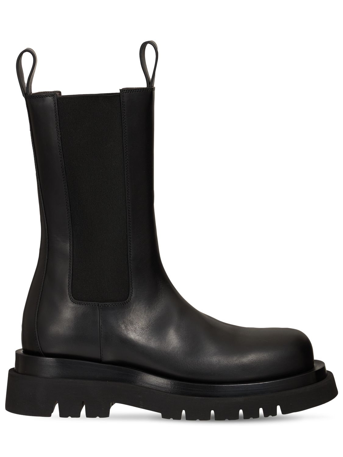 Bottega Veneta - 55mm lug leather beatle boots - Black | Luisaviaroma
