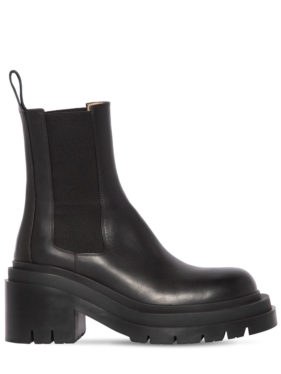 Image of 70mm Lug Leather Chelsea Boots