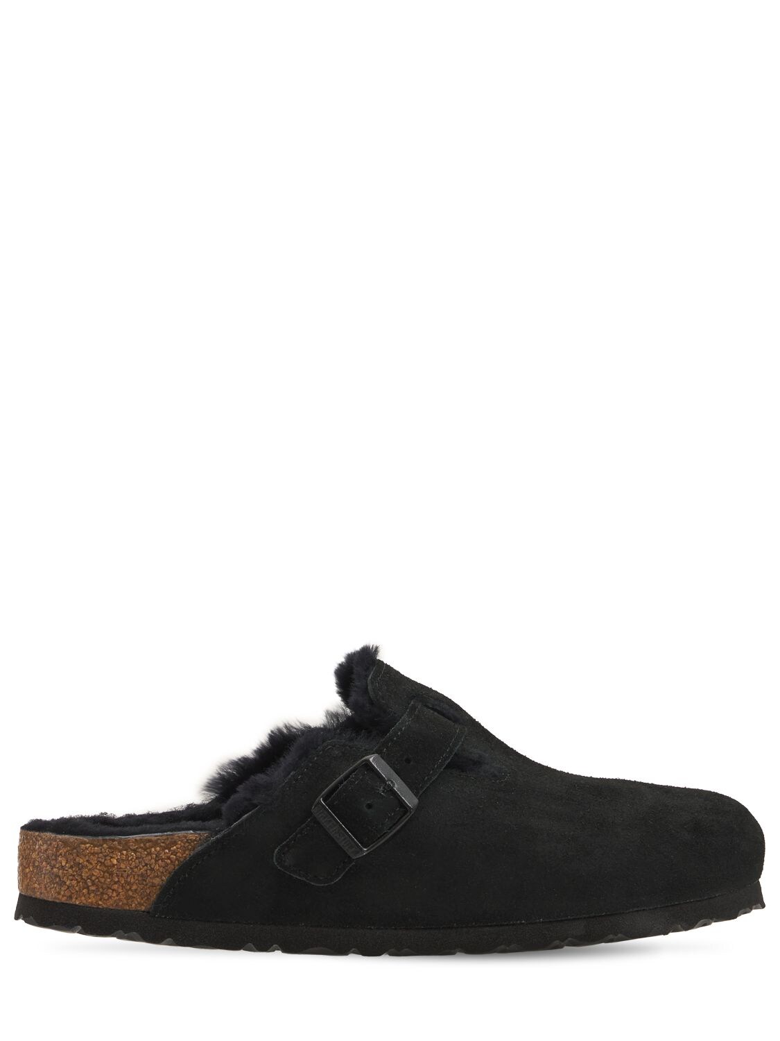 Boston Shearling & Suede Leather Loafers