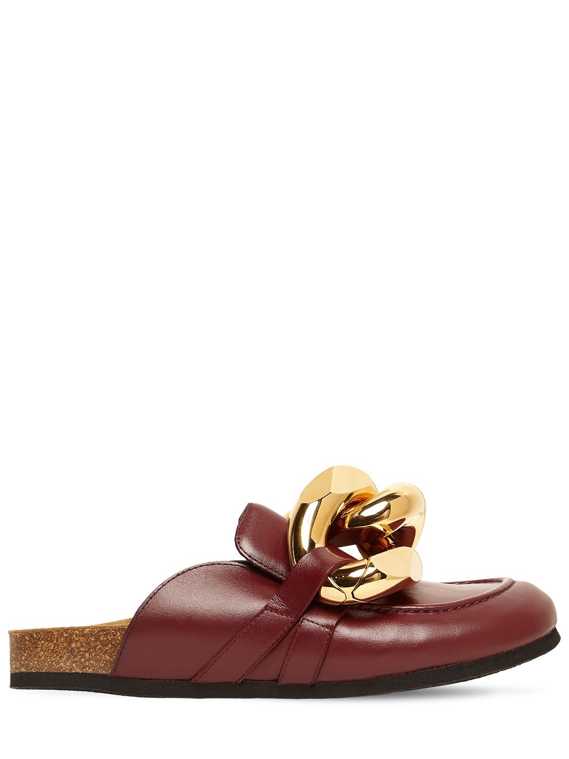 jw anderson embellished leather mules
