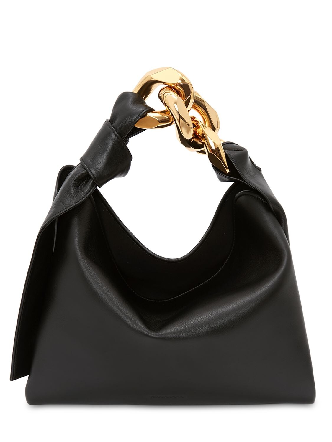 Jw Anderson Small Chain Hobo - Leather Shoulder Bag In Black | ModeSens