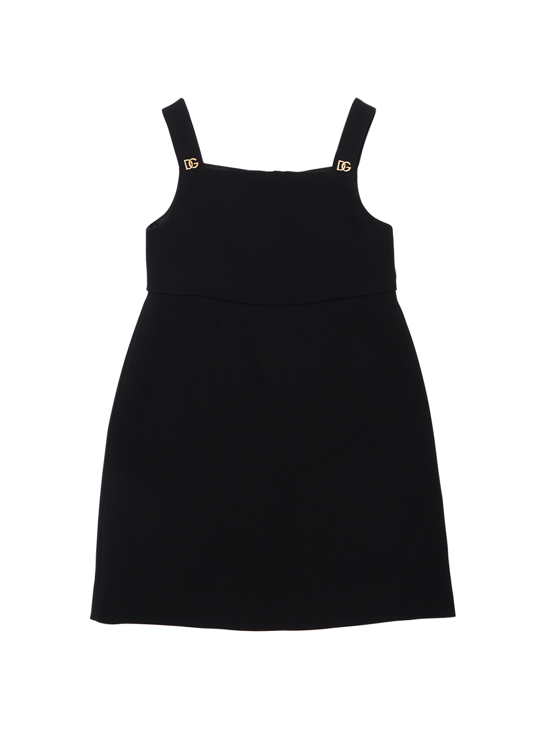 Kleid Aus Viskosemischung Mit Logo