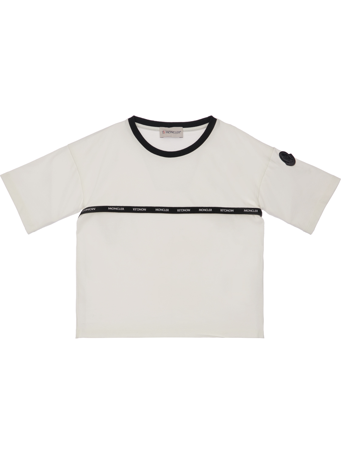 T-shirt Aus Baumwolljersey Mit Logodruck