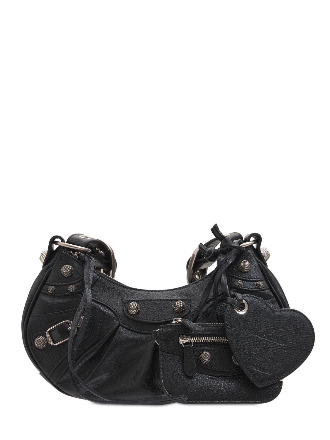 BALENCIAGA Xs Le Cagole Leather Shoulder Bag for Women