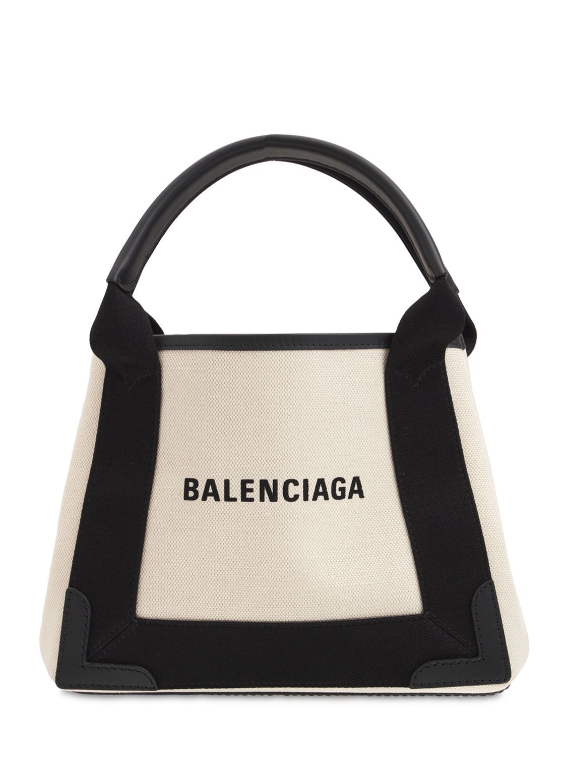 BALENCIAGA Xs Cabas Canvas Top Handle Bag de Mujeres