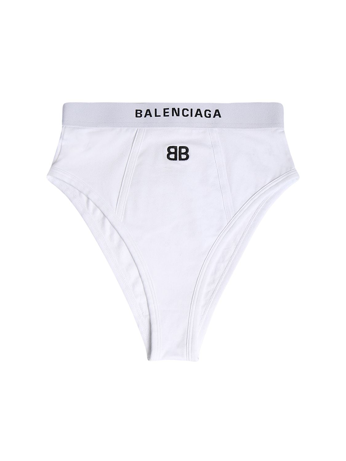 BALENCIAGA 棉质平纹针织运动内裤,74IIUU019-OTAWMA2