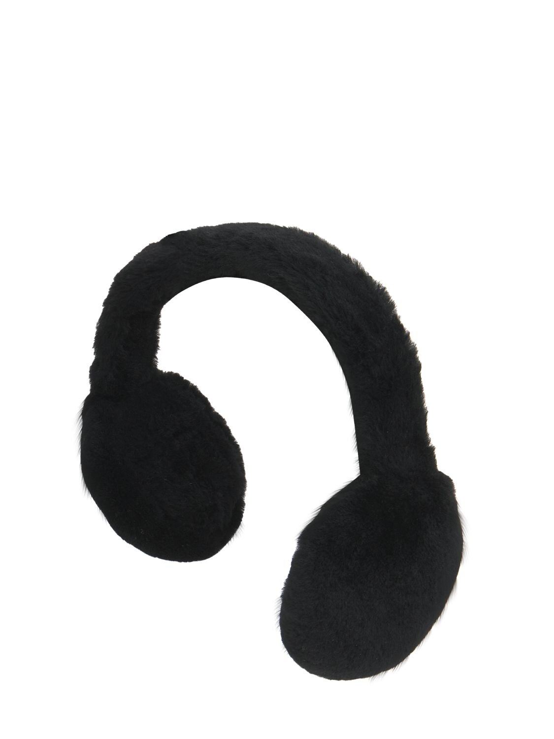 PRADA SHEARLING EAR MUFFS 74IIUX013-RJAWMDI1