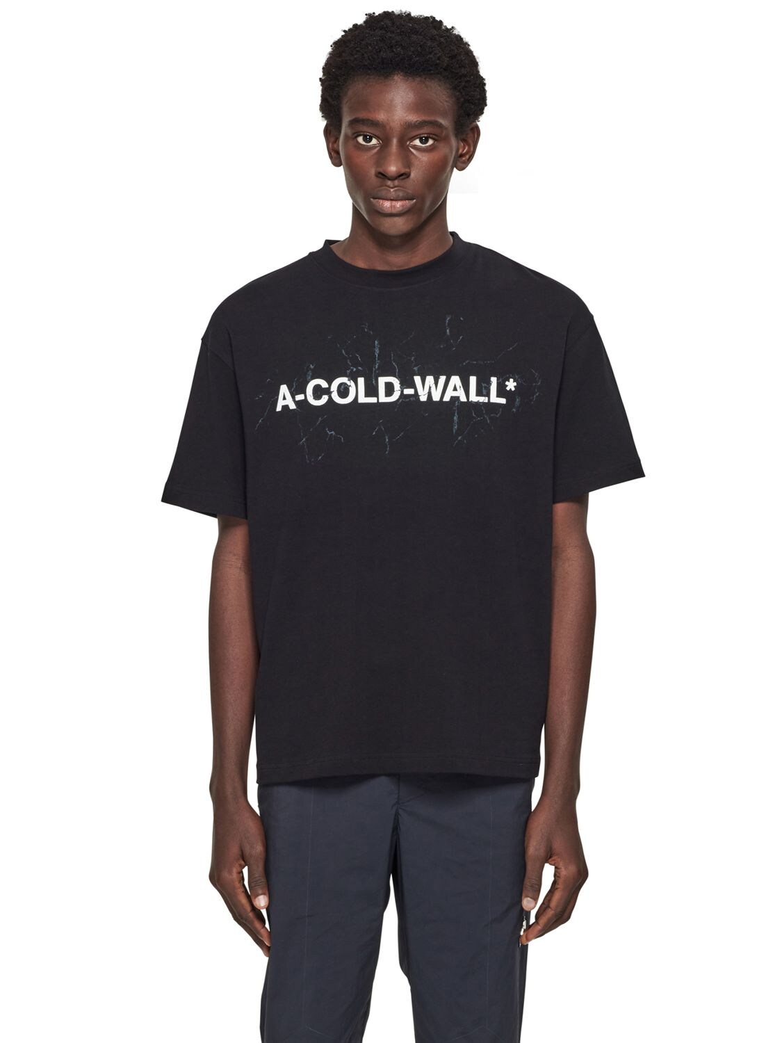 A-COLD-WALL* LOGO印花棉质平纹针织T恤,74IIW0005-QKXBQ0S1