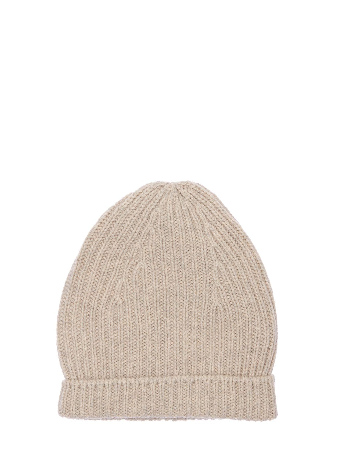 Rick Owens Recycled Cashmere Knit Beanie In Oyster
