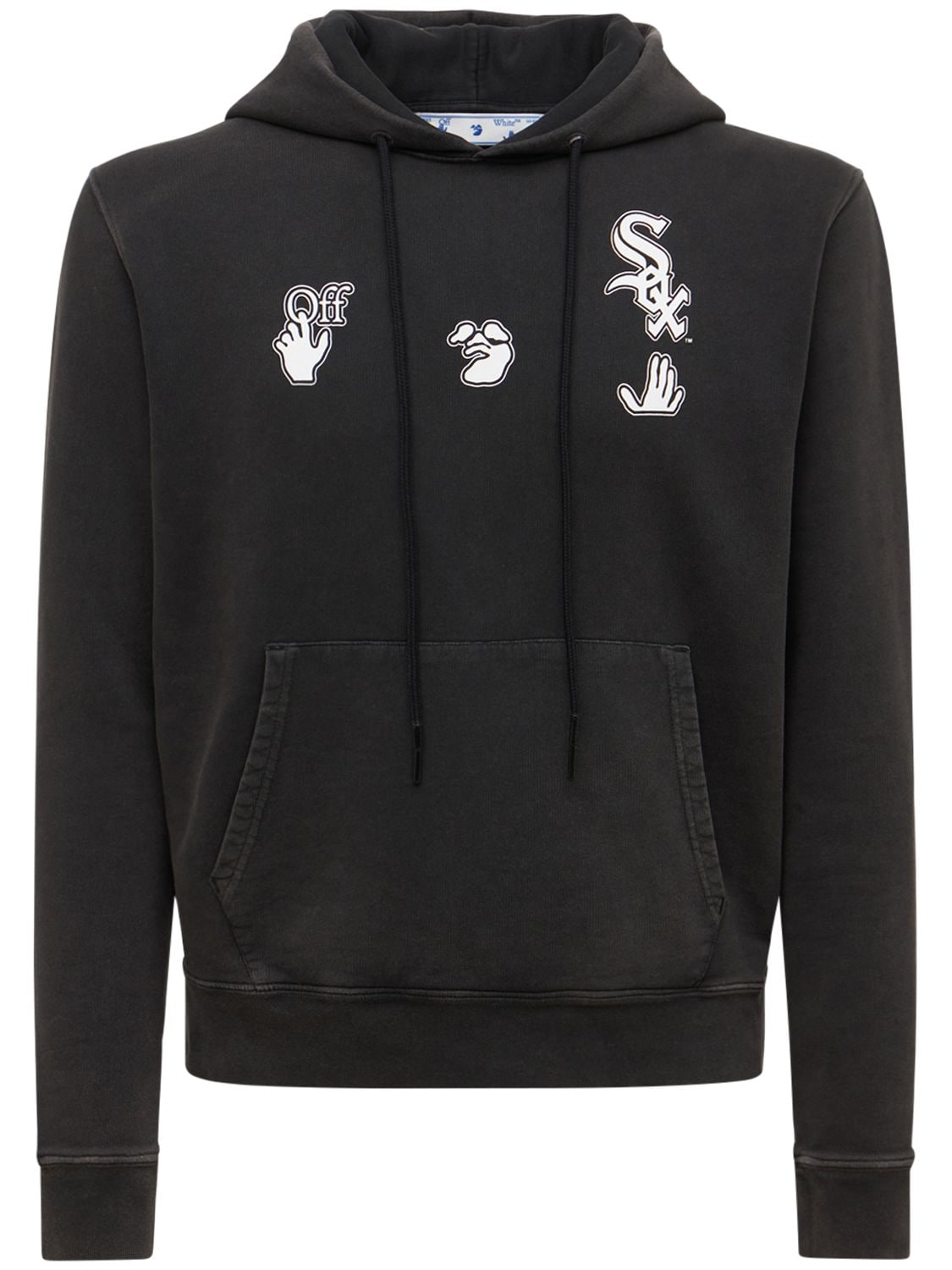 MLB Team Apparel Youth Chicago White Sox Black Pullover Hoodie