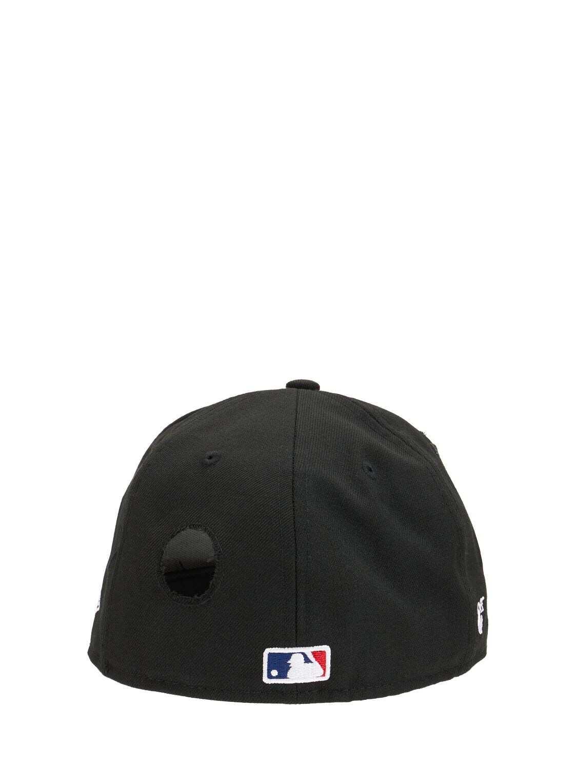 Shop Off-white Mlb Chicago White Sox Wool Baseball Cap In Чёрный,белый