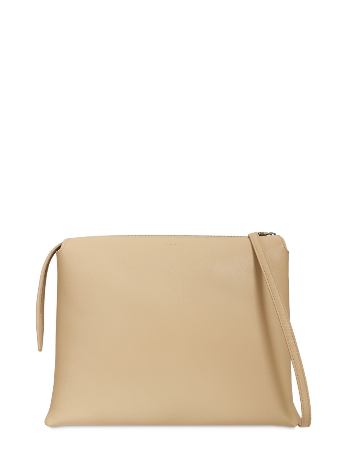 The Row Nu Mini Twin Suede Crossbody Bag