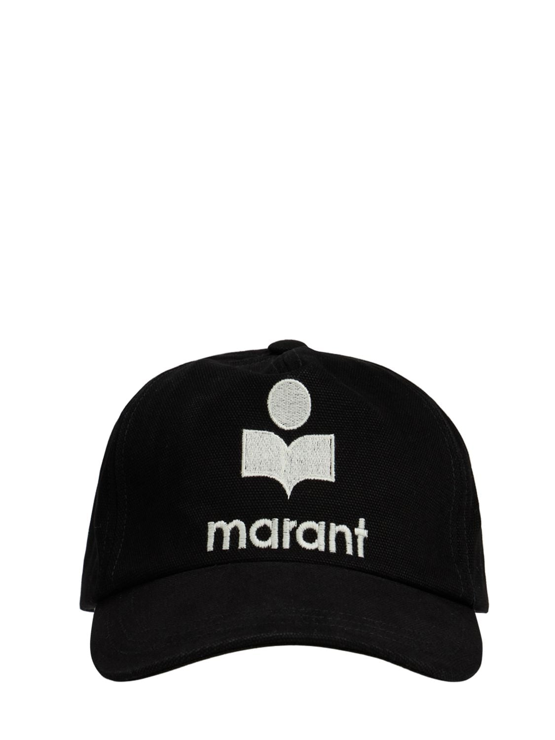 ISABEL MARANT TYRONY LOGO EMBROIDERED COTTON CAP,74IJ59016-QKTFQW2