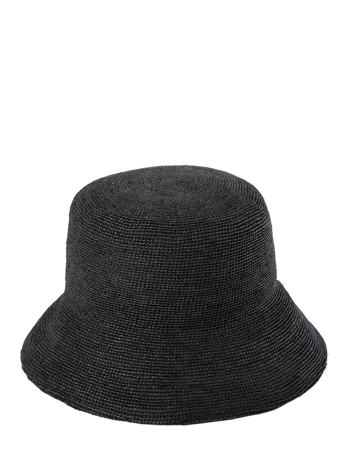 LACK OF COLOR THE INCA RAFFIA BUCKET HAT,74IJ5A008-QKXBQ0S1