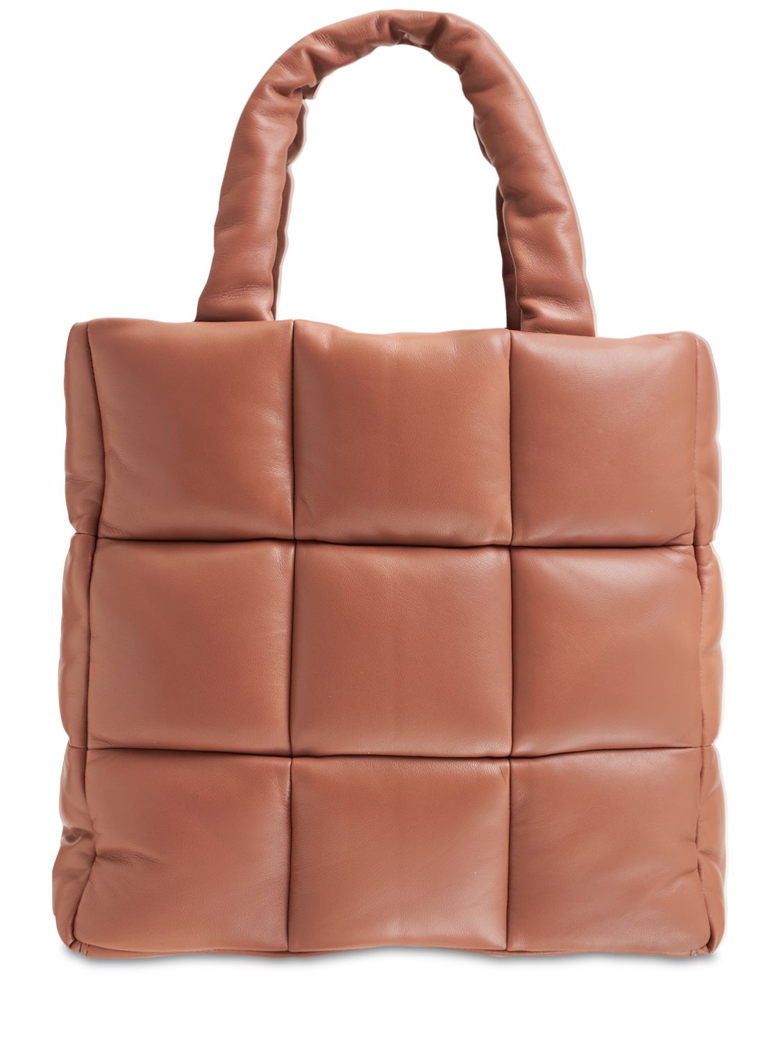Gesteppte Tote Aus Leder "assante"
