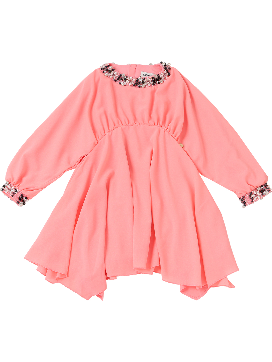 Asymmetrisches Kreppkleid