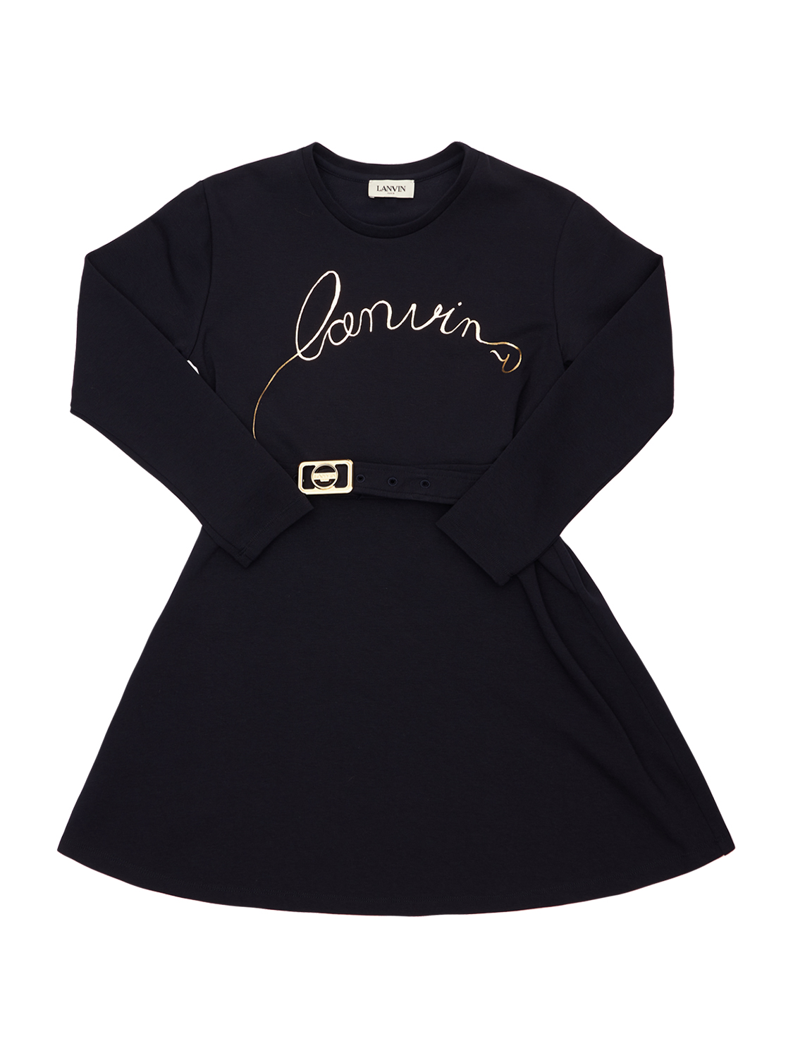 Kleid Aus Milanojersey Mit Logodruck