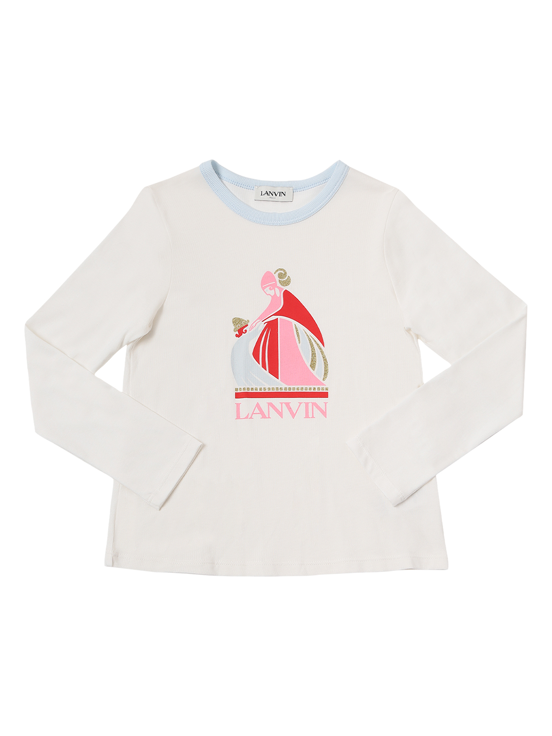T-shirt Aus Baumwolle Und Modal