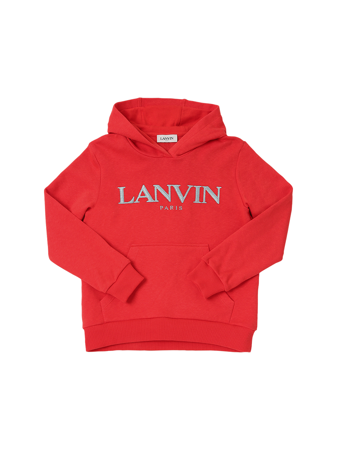Kapuzensweatshirt Aus Baumwolle Mit Logostickerei