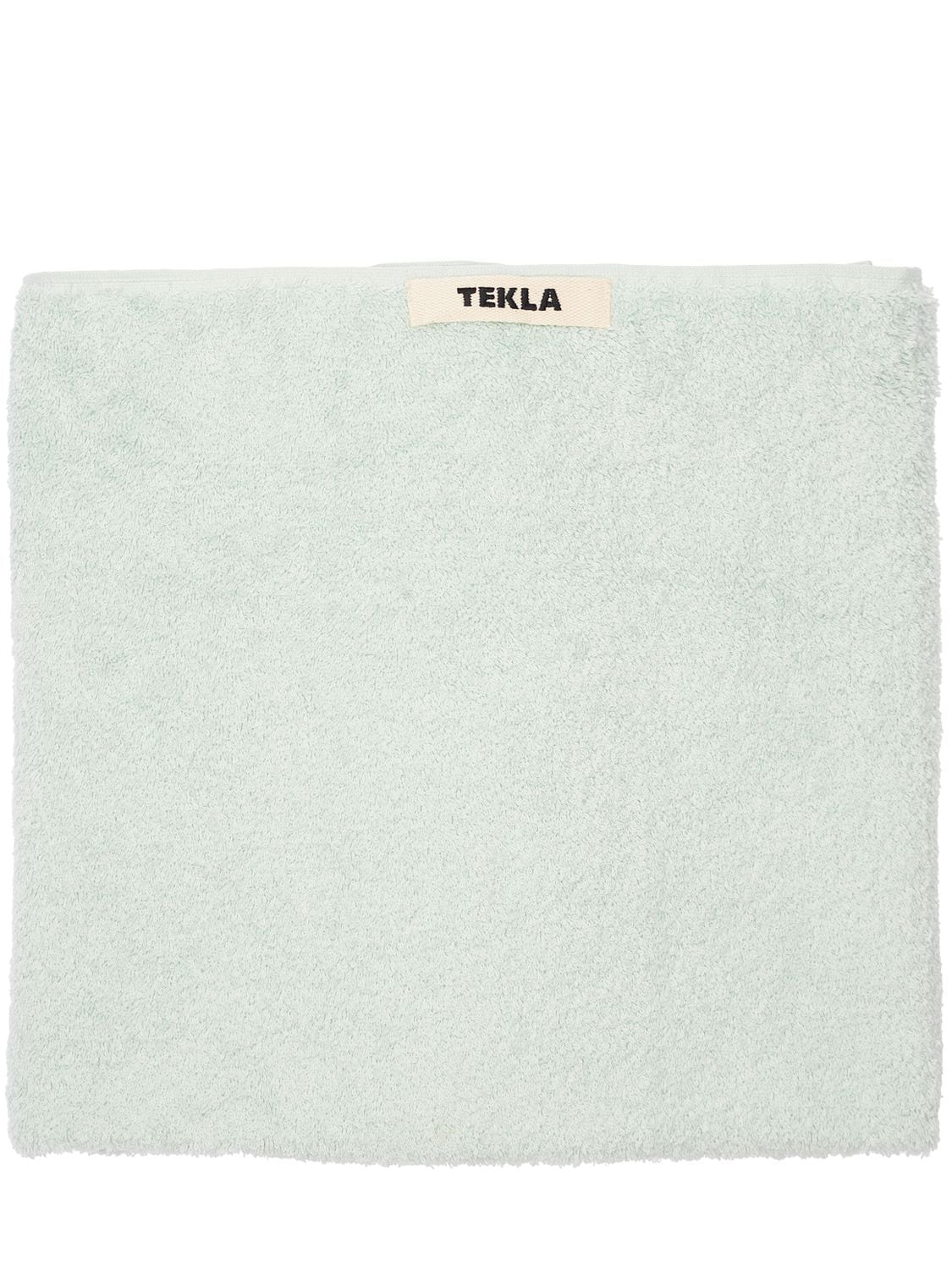 Shop Tekla Set Of 3 Organic Cotton Towels In Mint
