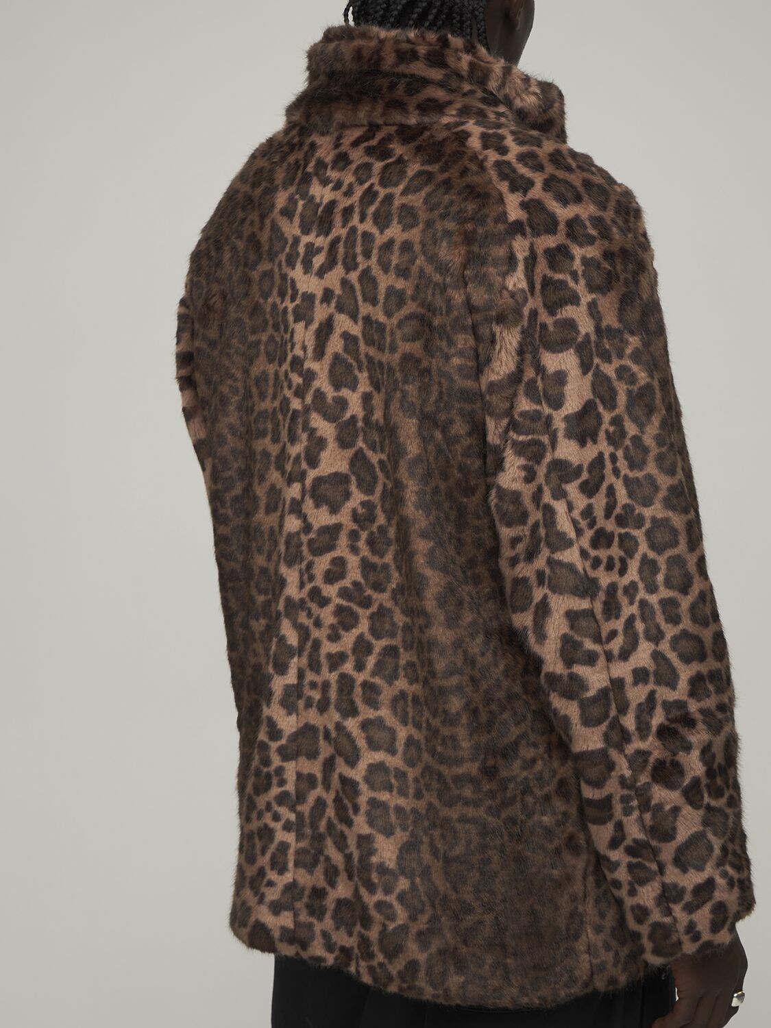 Faux Fur Leopard Coat | Smart Closet