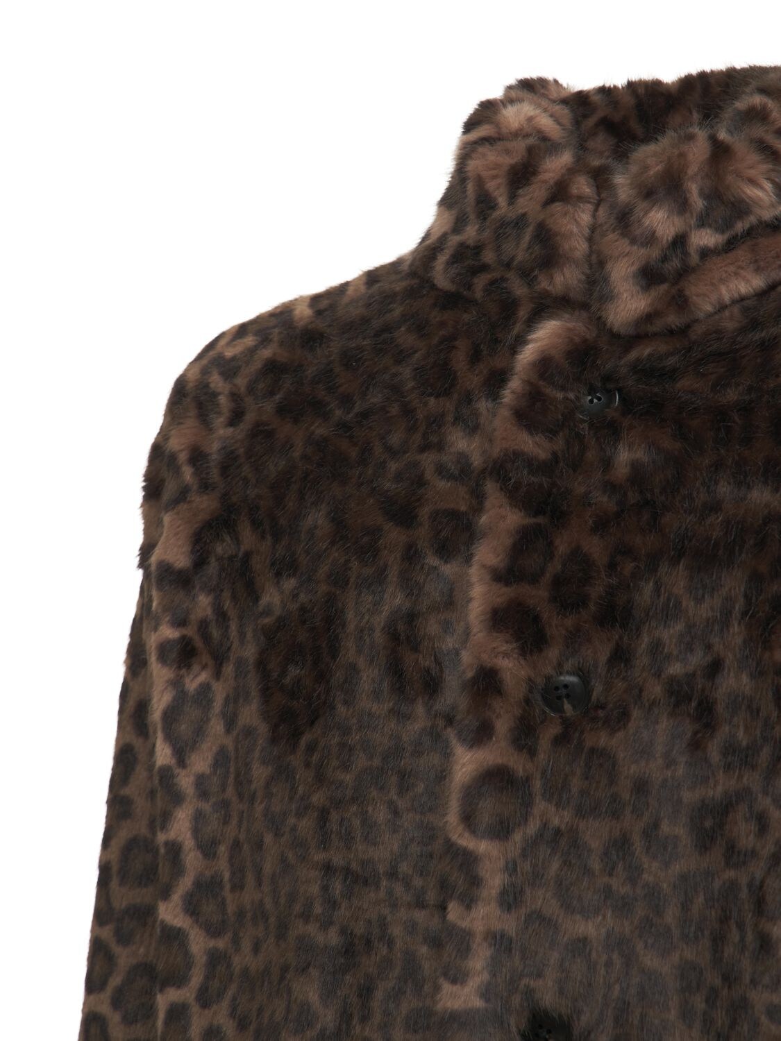 在庫有ります NEEDLES S.C. CAR COAT FAUX FUR LEOPARD - ジャケット