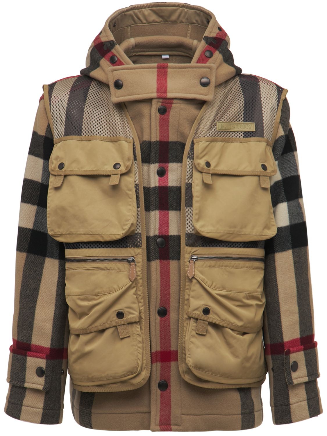Fairfield Check Wool & Nylon Jacket