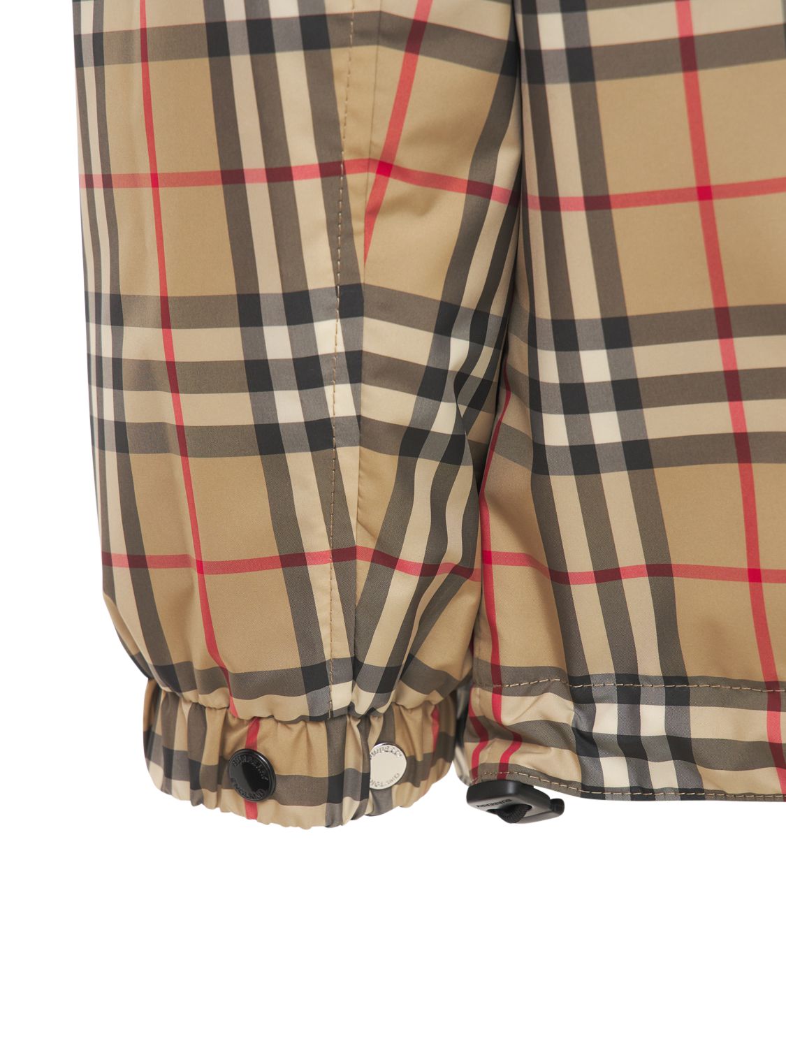 Shop Burberry Stretton Reversible Check Zip Jacket In Archive Beige