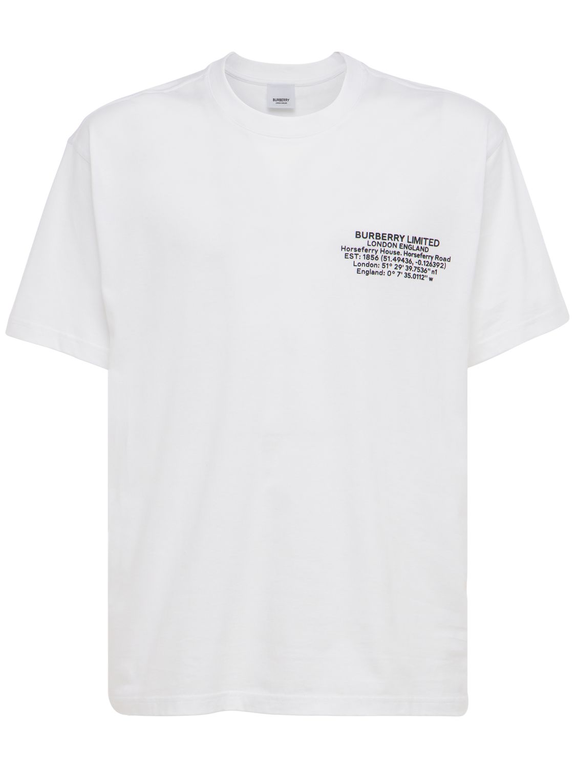 T-shirt Aus Baumwolljersey Mit Logodruck