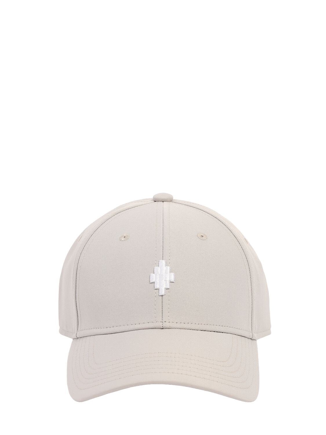 MARCELO BURLON COUNTY OF MILAN STARTER十字LOGO科技织物帆布棒球帽,74IJSW003-NJEWMQ2
