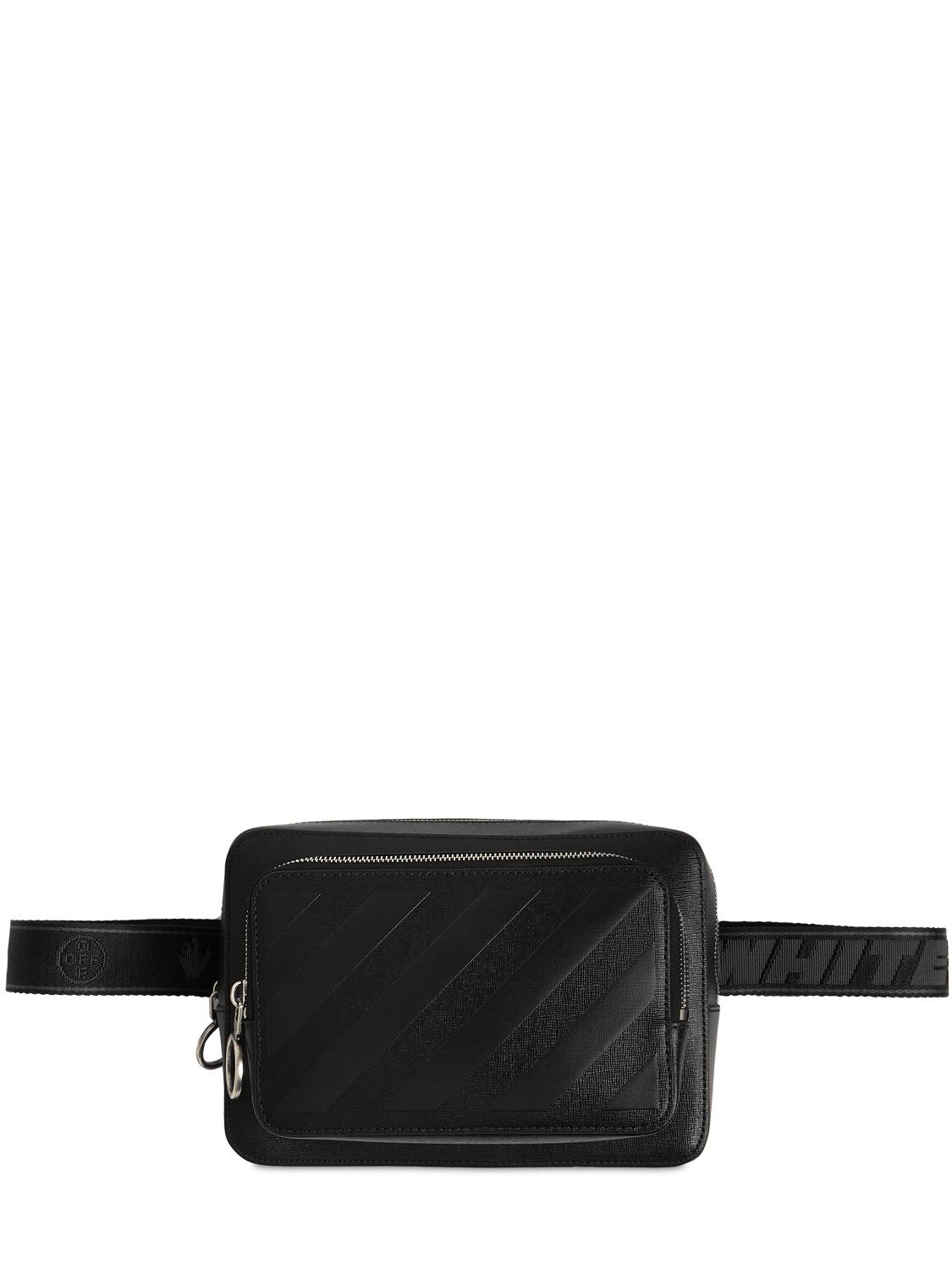 off white leather belt bag