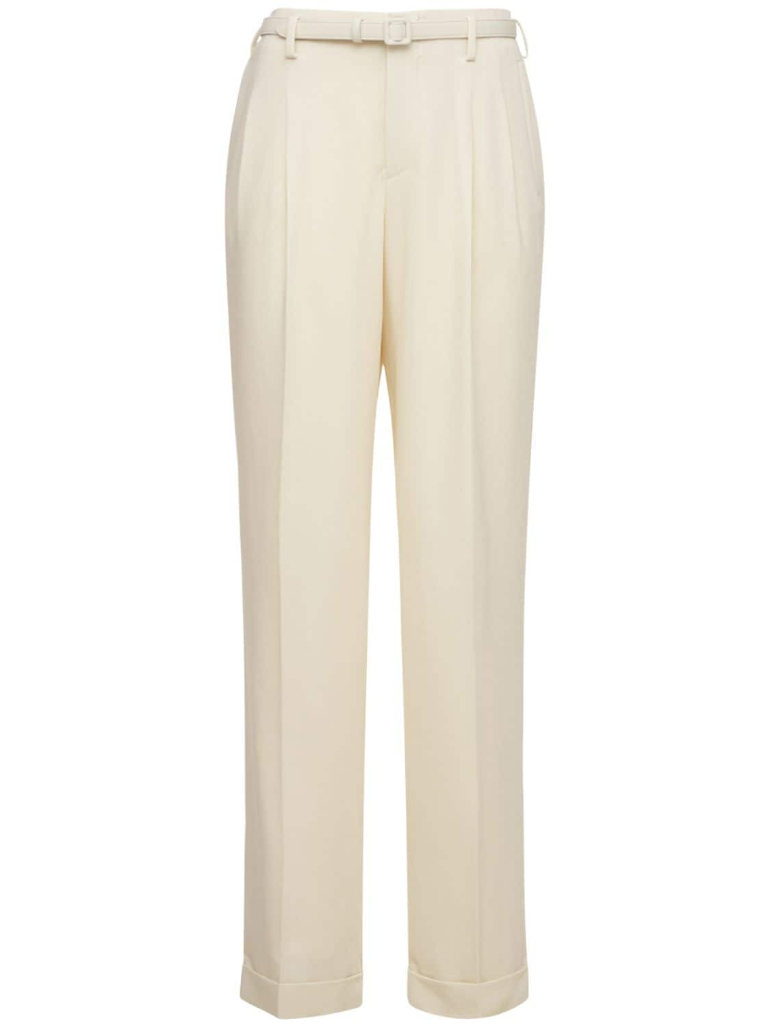 ralph lauren cream trousers