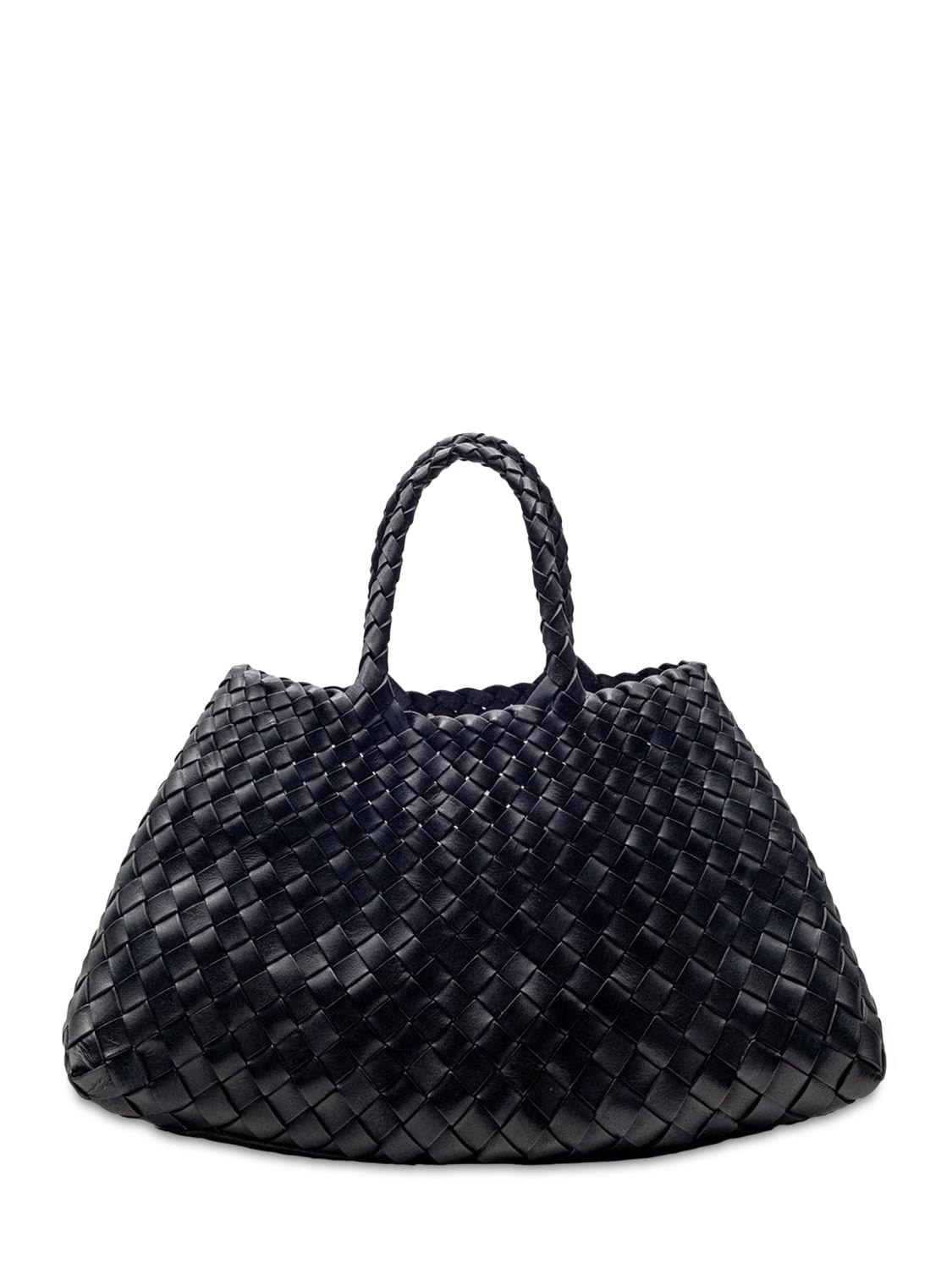 Dragon Diffusion Santa Croce Small Leather Bag In Black