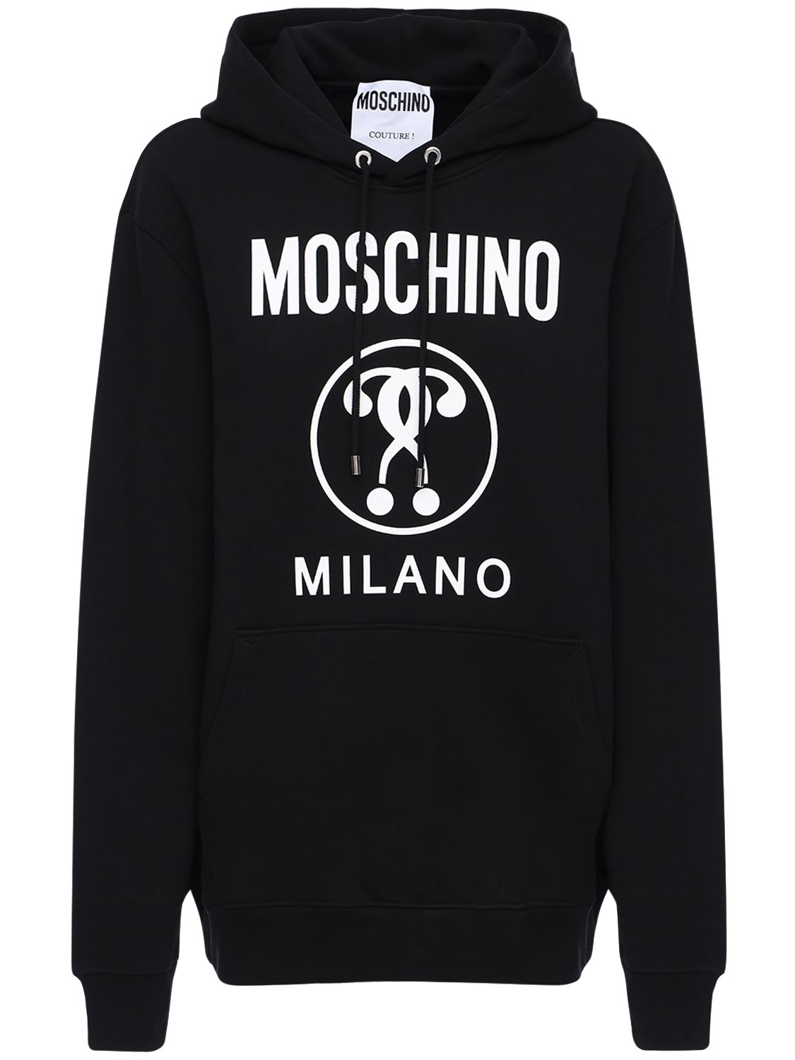 Oversized Hoodie Aus Baumwollfleece