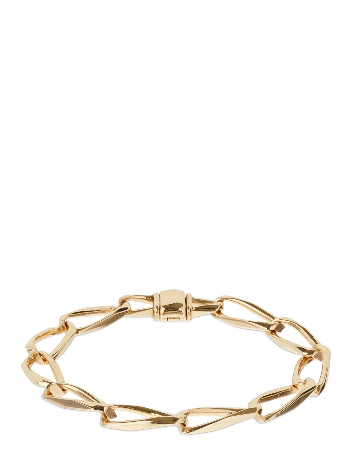 Emanuele Bicocchi Square Link Chain Bracelet In Gold
